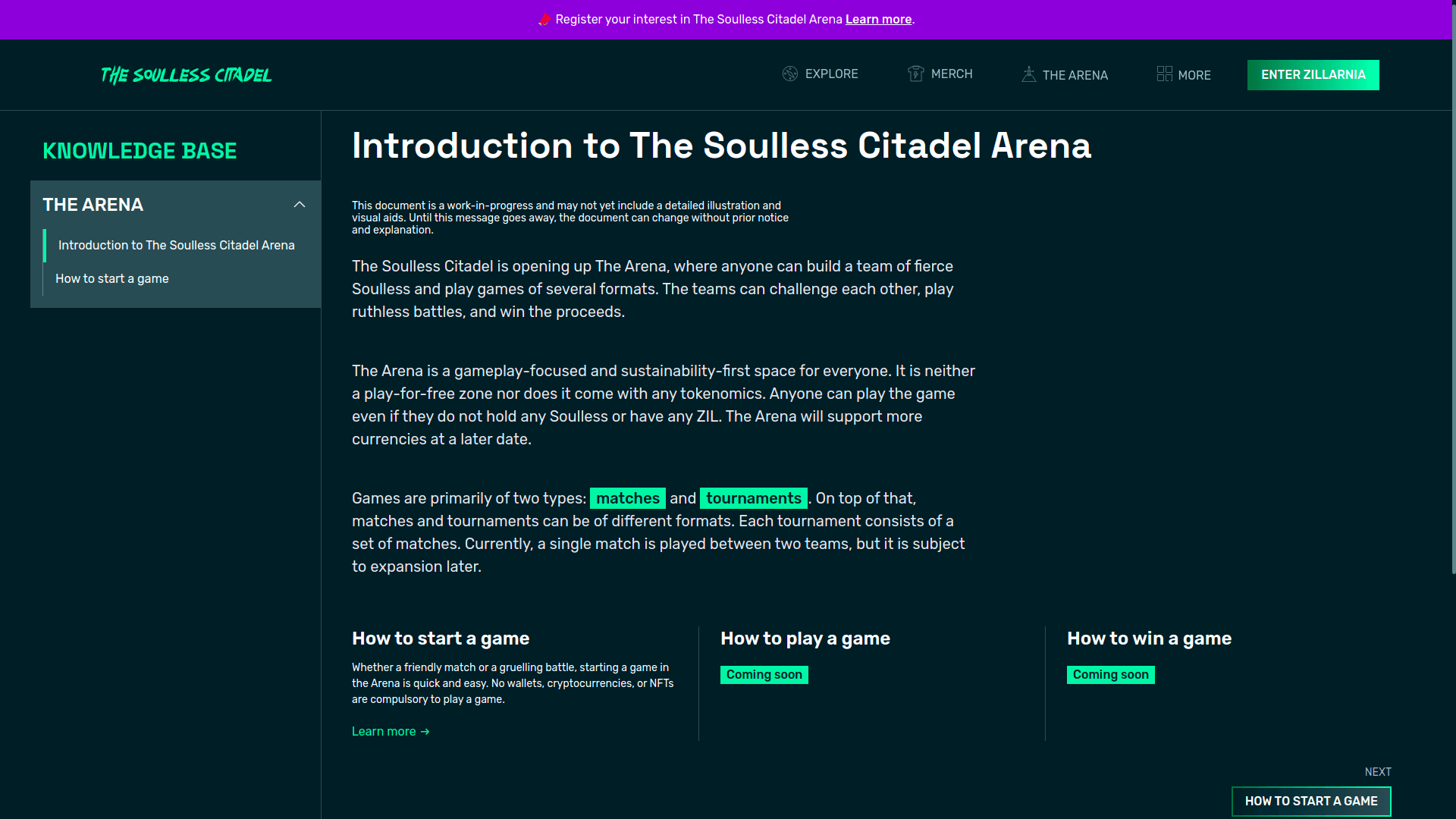 The Soulless Citadel